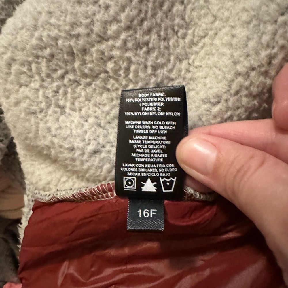 KUHL Beige Skata Sherpa Pile Fleece Full Zip Jacket Size XL - Picture 4 of 5